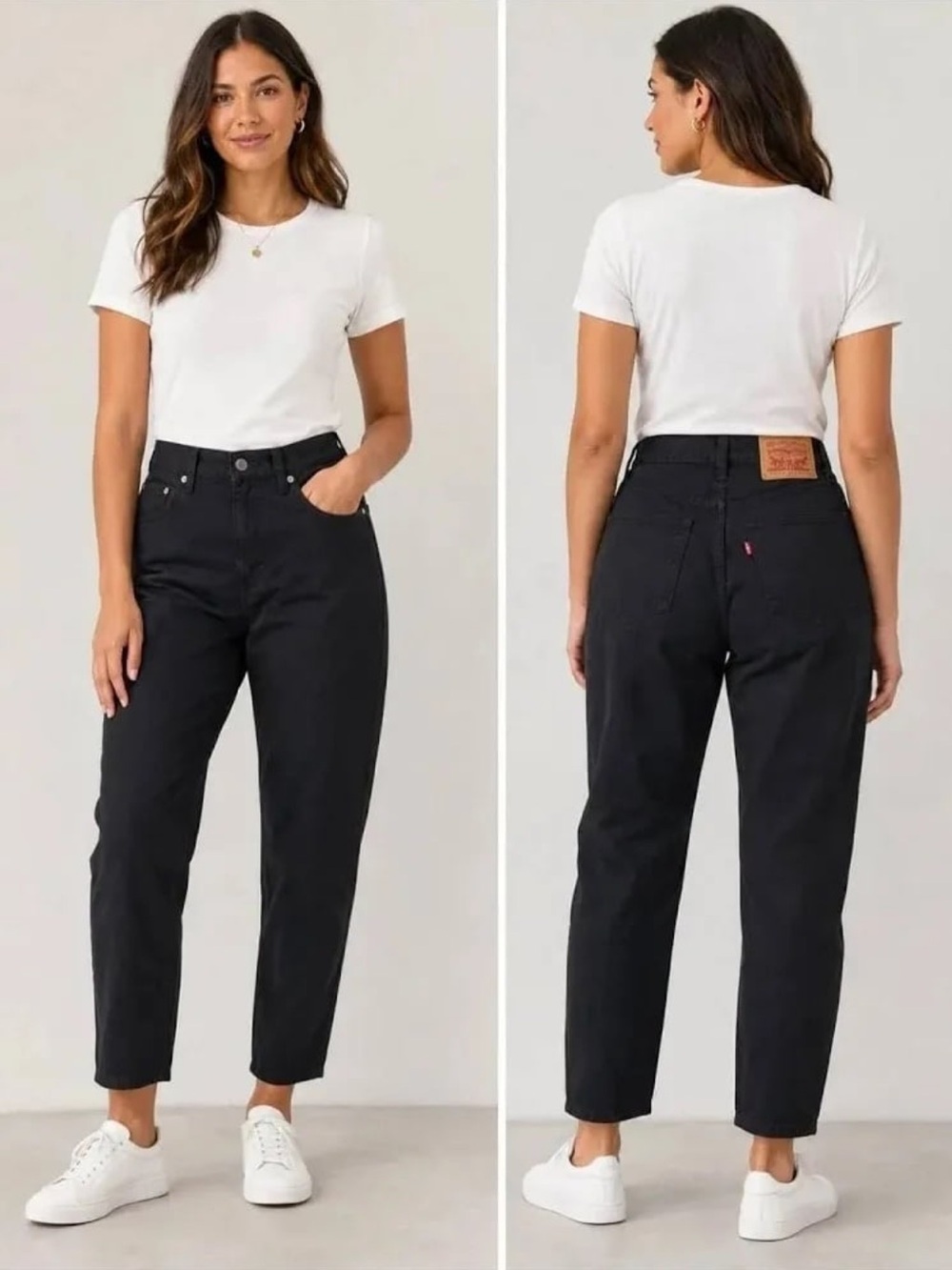 Levi's Black High-waisted Mom Jeans NWT 30x30